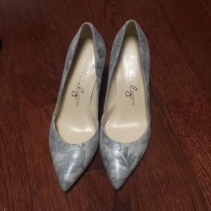Charly Amar Socialite Floral Print Heels, 6M